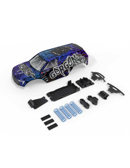 1-10  GORGON Painted Decaled Trimmed Body Set  (Blue-Black)