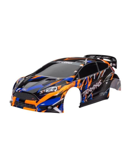 TRX7427-ORNG Body, Ford Fiesta ST Rally VXL Clipless Orange