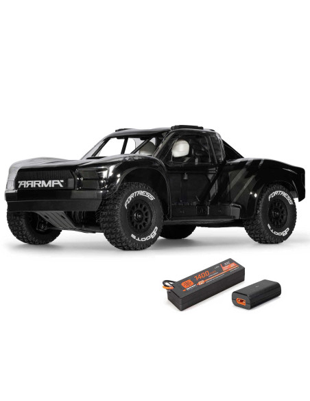 1-16 MOJAVE GROM 4X4 RTA KIT Brushed Desert Truck (Battery & Charger Included)  Clear-Black