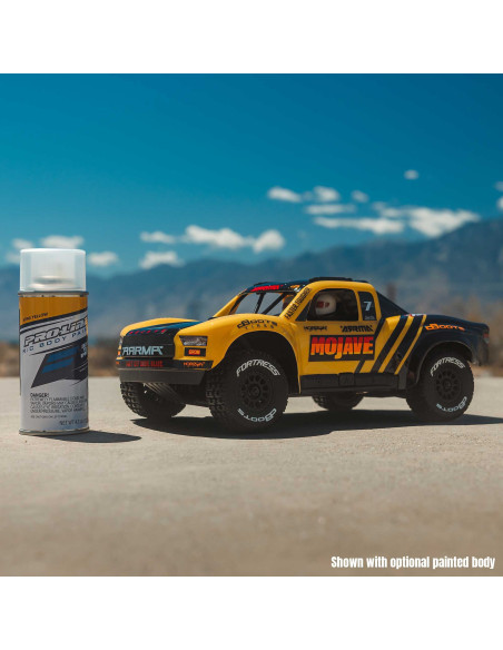 1-16 MOJAVE GROM 4X4 RTA KIT Brushed Desert Truck (Battery & Charger Included)  Clear-Black