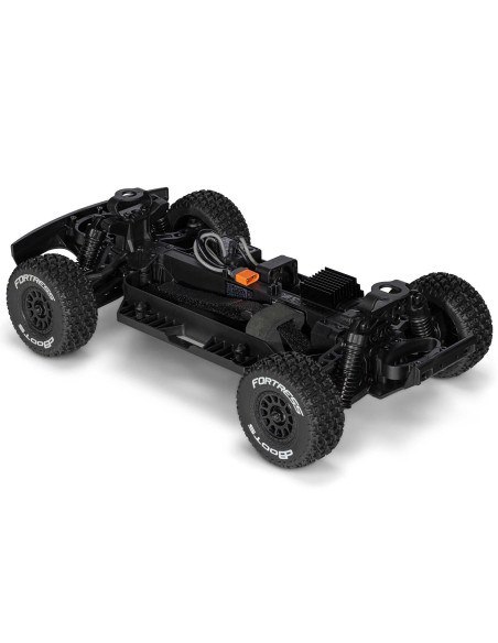 1-16 MOJAVE GROM 4X4 RTA KIT Brushed Desert Truck (Battery & Charger Included)  Clear-Black