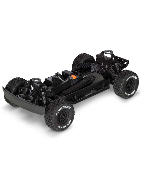 1-16 MOJAVE GROM 4X4 RTA KIT Brushed Desert Truck (Battery & Charger Included)  Clear-Black