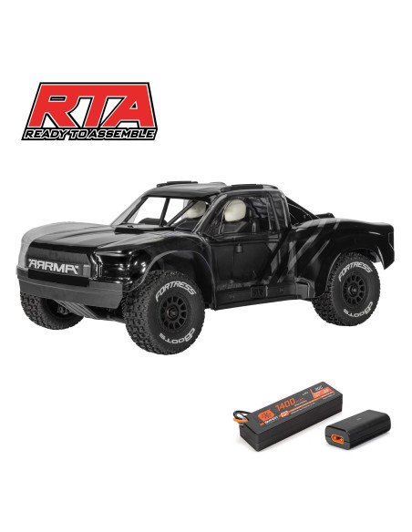 1-16 MOJAVE GROM 4X4 RTA KIT Brushed Desert Truck (Battery & Charger Included)  Clear-Black