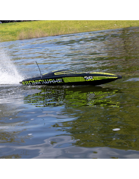 Pro Boat Sonicwake 36" V3 Self-Righting V-Hull Boat RTR Pro Boat Sonicwake 36" V3 Self-Righting V-Hull Boat RTR  Black