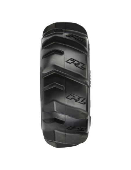 Pro-Line Racing 1-7 Dumont Fr-Rr Sand-Snow Mojave Tires Mounted 17mm Blk Whls (2)