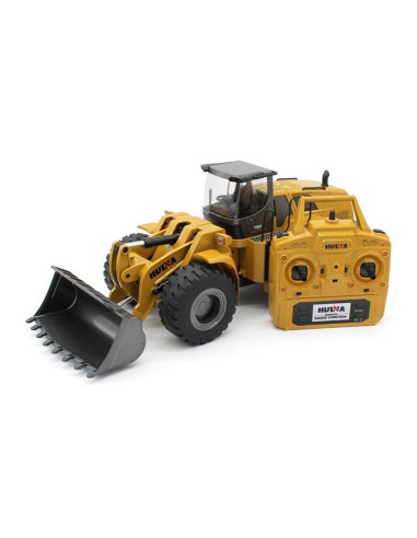 Bulldozer Retroexcavadora 1583 1/14 Metálica Huina