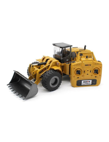 Bulldozer Retroexcavadora 1583 1/14 Metálica Huina