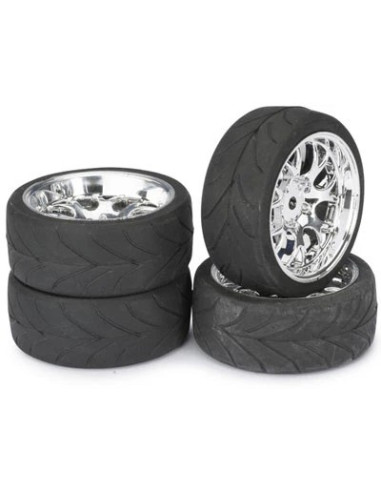 Wheel Set Onroad LP "Comb / Profile" chrome...