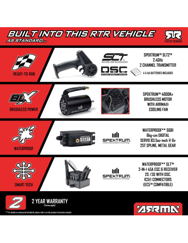 ARRMA 1-10 FREEDOM FLYER 223S 2WD RTR Brushless...