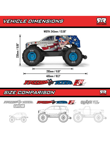 ARRMA 1-10 FREEDOM FLYER 223S 2WD RTR Brushless...