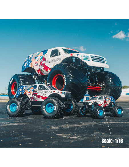 ARRMA 1-16 FREEDOM FLYER GROM 4X4 RTR Brushed Monster Truck (Battery & Charger Included) ARRMA 1-16 FREEDOM FLYER GROM 4