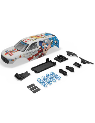 ARRMA GORGON Painted Decaled Trimmed Body Set:...