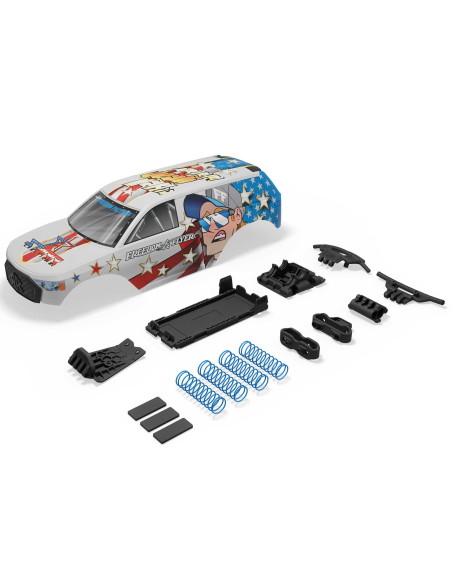 ARRMA GORGON Painted Decaled Trimmed Body Set: FREEDOM FLYER