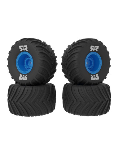 ARRMA dBoots Chevron Mounted Tire Set Glued...