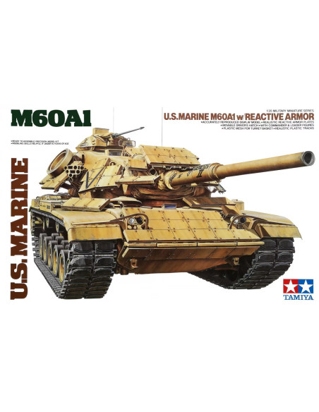 U.S. Marine M60A1 w/ Reactive Armor 1/35 Tamiya