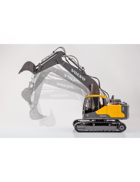 Excavadora VOLVO 50315 1/14 Pala metálica + Pinza+Martillo