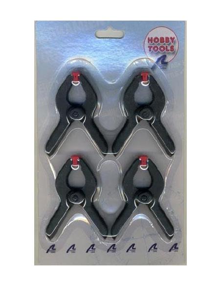 27201 Set 4 mini pinzas 90mm