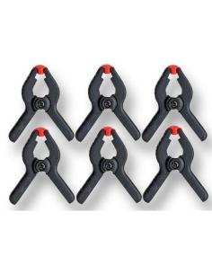 27201 Set 6 mini pinzas 30mm