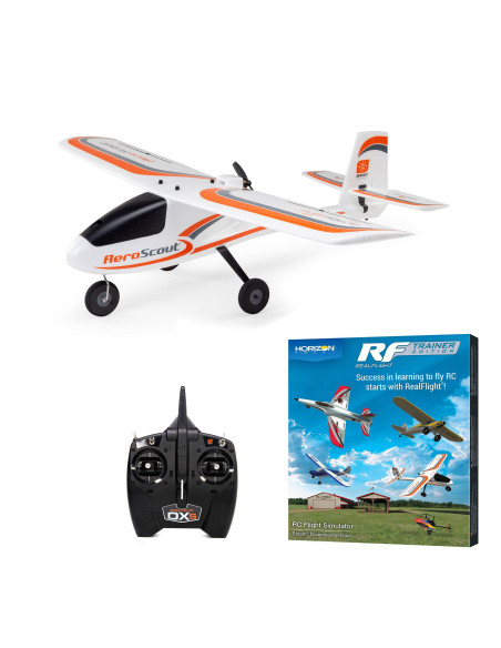 HobbyZone AeroScout S 2 1.1m RTF Basic with SAFE and RealFlight