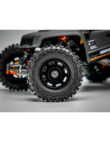 CC8 Aluminum Wheel 1.3in (Black-4pcs)