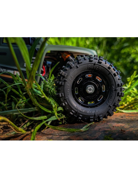 CC8 Aluminum Wheel 1.3in (Black-4pcs)
