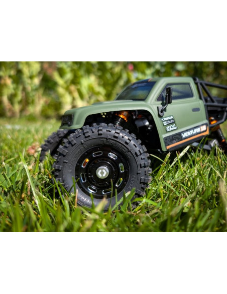 CC8 Aluminum Wheel 1.3in (Black-4pcs)