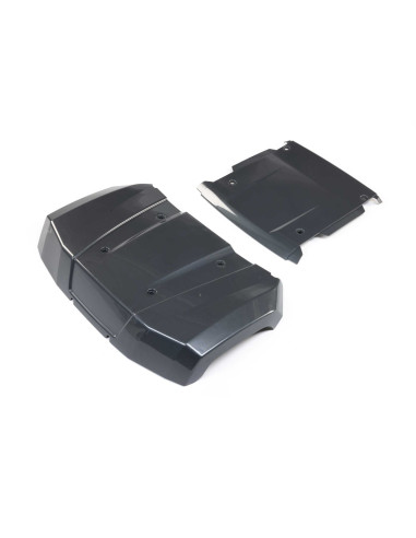 Losi Body Panel  Hood and Roof  Gun Metal Grey:...