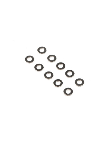 Losi Washer  4.3mm x 9mm x 0.8mm  Steel (10)
