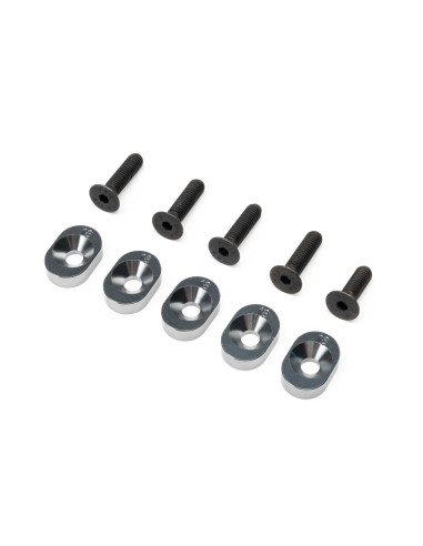 Losi Engine Mount Insert and Screws  18-67 (5):...