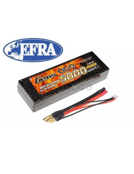 Bateria LiPo GensAce HardCase 7,4V 5000 mAh 50C/100C