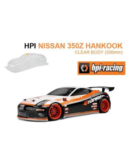 HPI103886 NISSAN 350Z HANKOOK CLEAR BODY (200mm)