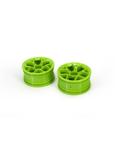 RTR Aero 5 Wheel 26mm Green (6mm Offset-2pcs)