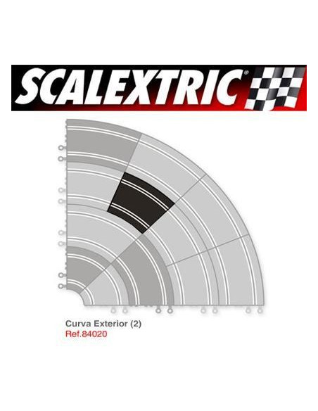 Curva Exterior de Scalextric (2u.)