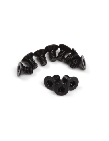 Flat Head Screw M2x4mm (Hex Socket-10pcs)