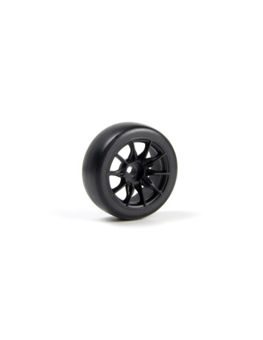 TSMK510 Drift Wheel-Tire Set 22x11mm (Black-4pcs)
