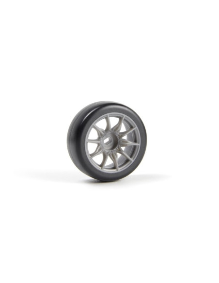 TSMK510 Drift Wheel-Tire Set 22x11mm (Grey-4pcs)
