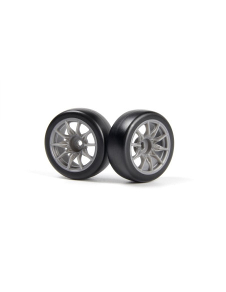 TSMK510 Drift Wheel-Tire Set 22x11mm (Grey-4pcs)