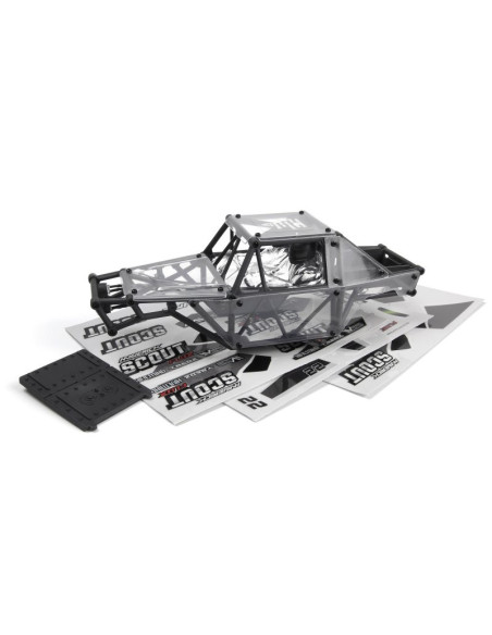 Scout24 1-24th Rock Crawler  Clear Body