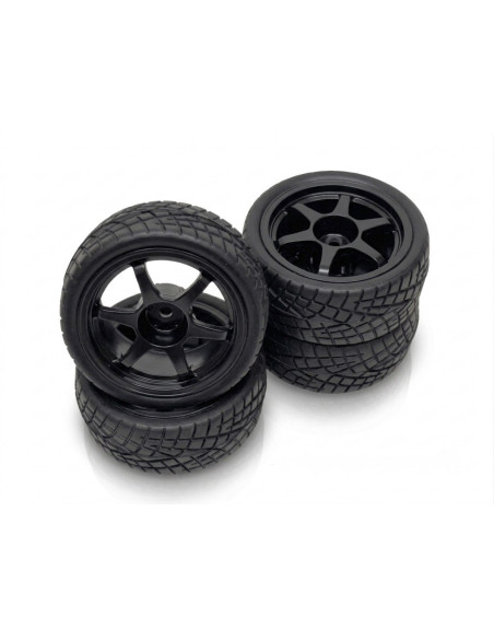 1:10 “J-Style” Wheel Set - black (4)