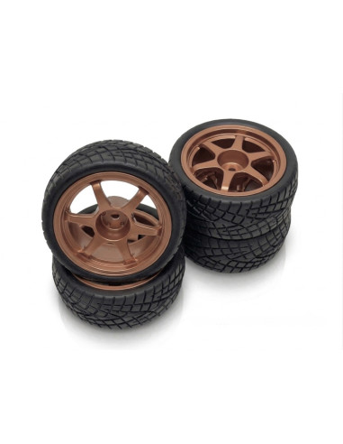 1:10 “J-Style” Wheel Set - copper colored (4)