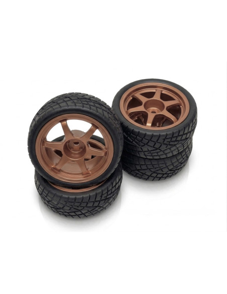 1:10 “J-Style” Wheel Set - copper colored (4)
