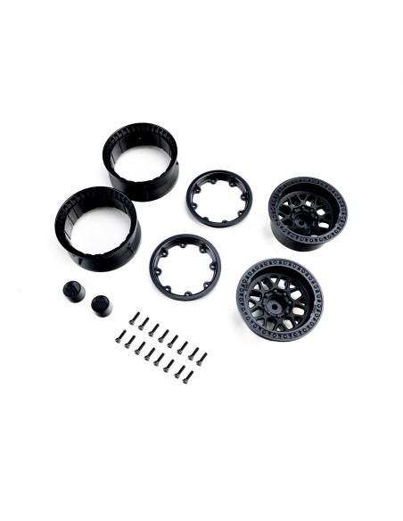 Axial 1.9" KMC Grenede Beadlock Wheels (2)