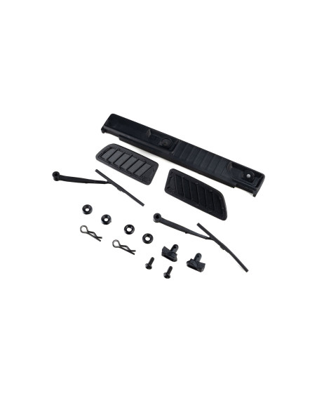 Axial Exterior Front Hood Detail  Jeep JT: SCX10 III MotoBilt