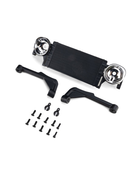 Axial Front Radiator and Lights  Jeep JT: SCX10 III MotoBilt