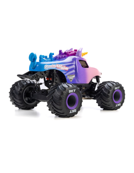 Losi 1-18 Mini LMT Sparkle Smash 2S 4X4 RTR Brushed Monster Truck (Battery & Charger Included)