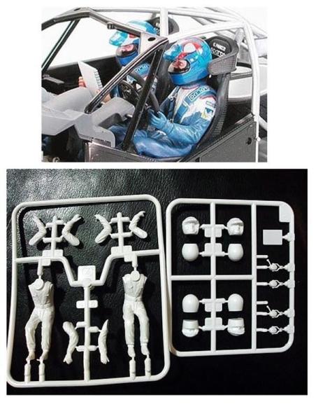 89610 Rally driver and Co-driver set (1 pareja) 1/24