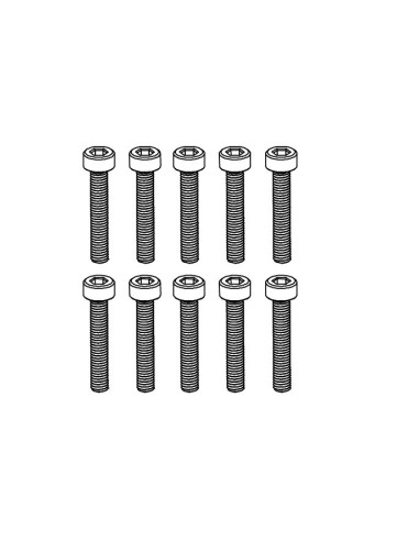 Cup Head Hex Screw M3*18 (10)