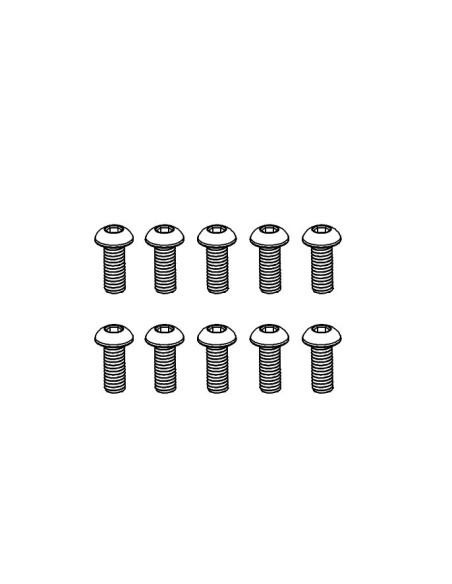 Pan Head Hex Screw M3*8 (10)