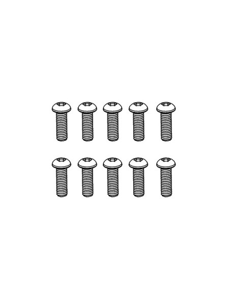 Pan Head Hex Screw M2.5*8 (10)