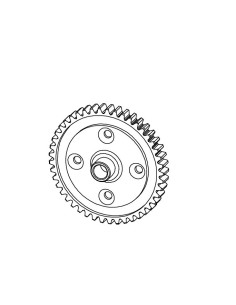 Center Spur Gear 45T